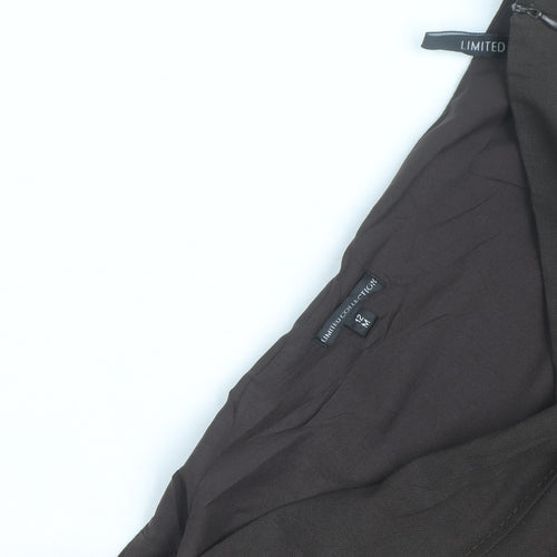 Marks and Spencer Women's Brown Cotton Stretch Pencil Skirt Size 12