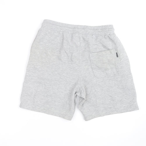 Nicce London Men's Grey Sweat Shorts M Drawstring Elastic Waist