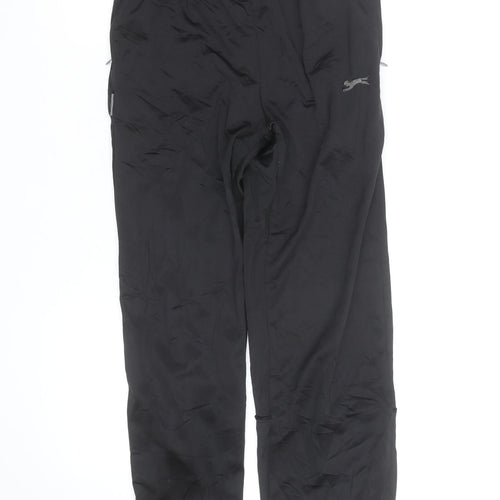 Slazenger Men's Black XS Track Pants Quick Dry Activewear Trousers