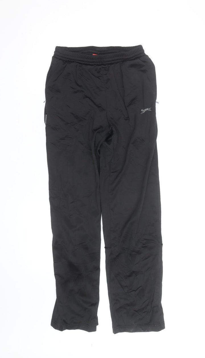 Slazenger Men's Black XS Track Pants Quick Dry Activewear Trousers