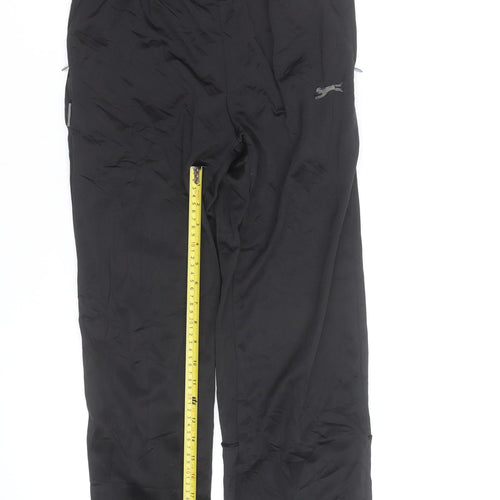 Slazenger Men's Black XS Track Pants Quick Dry Activewear Trousers