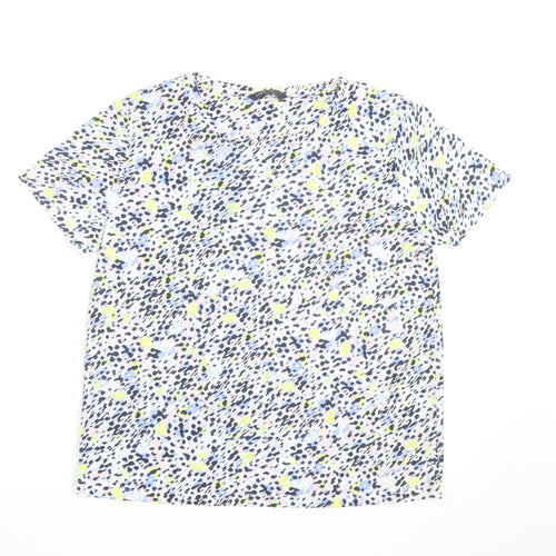 Marks and Spencer Women's Multicoloured Animal Print T-Shirt Size 12