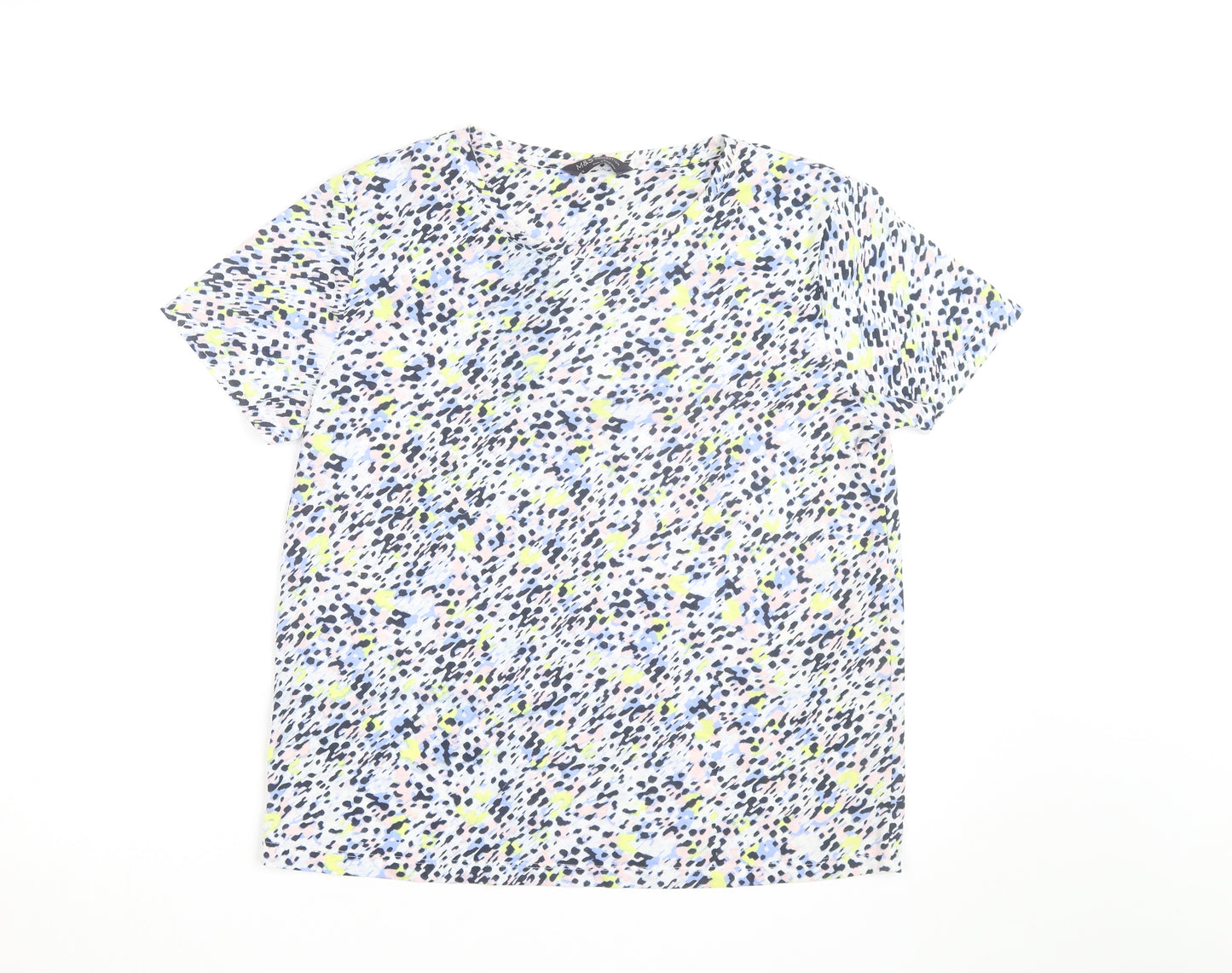 Marks and Spencer Women's Multicoloured Animal Print T-Shirt Size 12