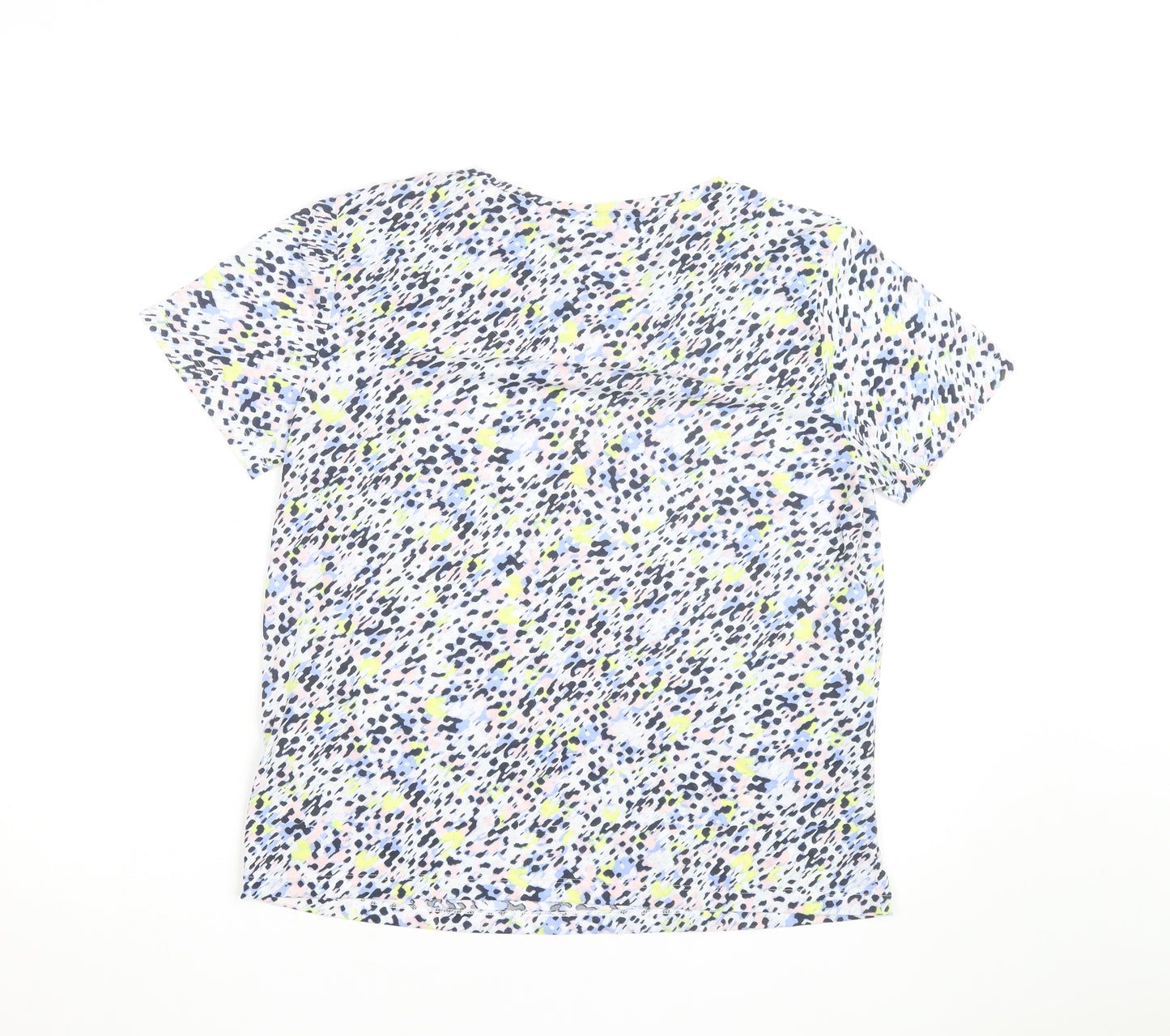 Marks and Spencer Women's Multicoloured Animal Print T-Shirt Size 12