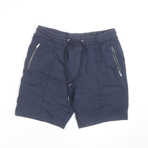 Marks and Spencer Autograph Men’s Blue Sweat Shorts Medium