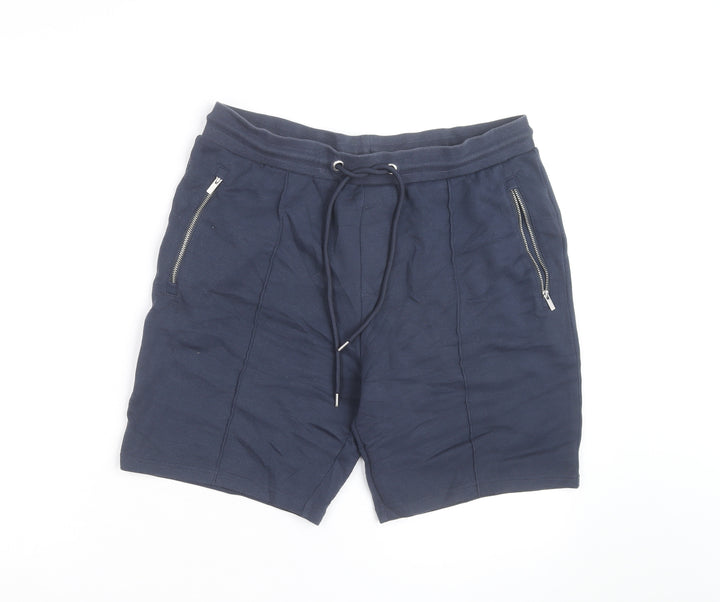 Marks and Spencer Autograph Men’s Blue Sweat Shorts Medium