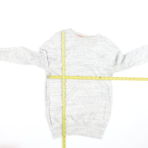 Superdry Men's Grey Small Crew Neck Pullover Jumper