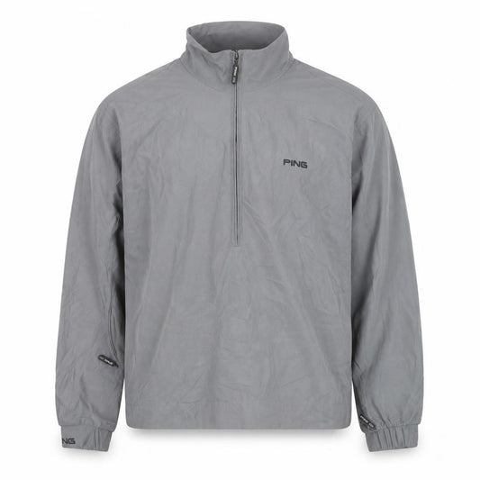 PING Men's Grey Small Windbreaker Golf Jacket Lightweight