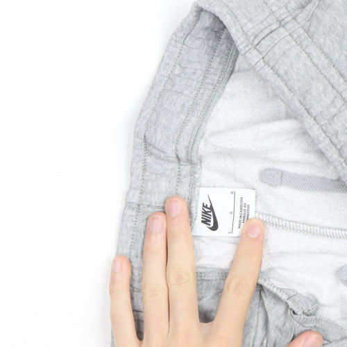 Nike Men's Grey Jogger Sweatpants L Regular Fit Activewear Trousers
