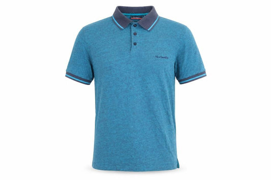 Pierre Cardin Mens Blue Regular Fit Polo Shirt Size M
