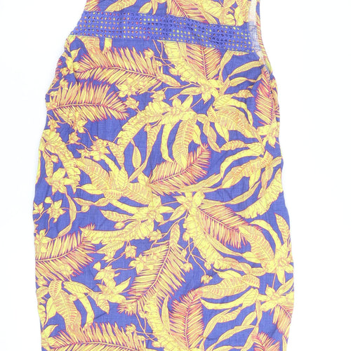 Next Women’s Multicoloured Tropical Shift Dress Size 18 Sleeveless