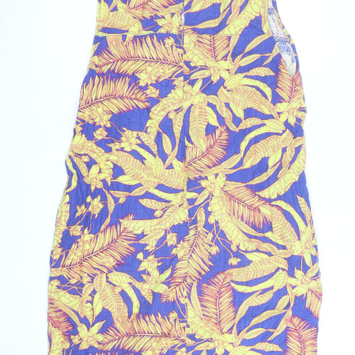 Next Women’s Multicoloured Tropical Shift Dress Size 18 Sleeveless
