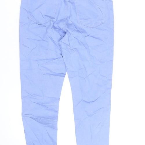 Marks and Spencer Womens Blue Size 12 Slim Jegging Stretch Trousers