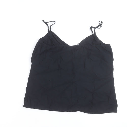 Marks and Spencer Women’s Black Cotton Camisole Vest Top Size 8