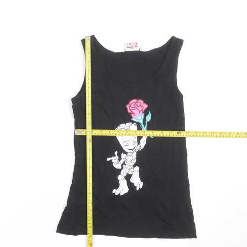 Marvel Guardians of the Galaxy Groot Black Sleeveless Top S