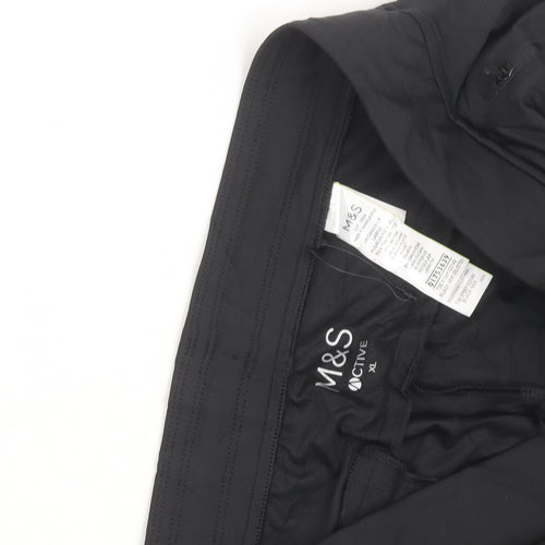 Marks and Spencer Women’s Black XL Active Jogger Trousers