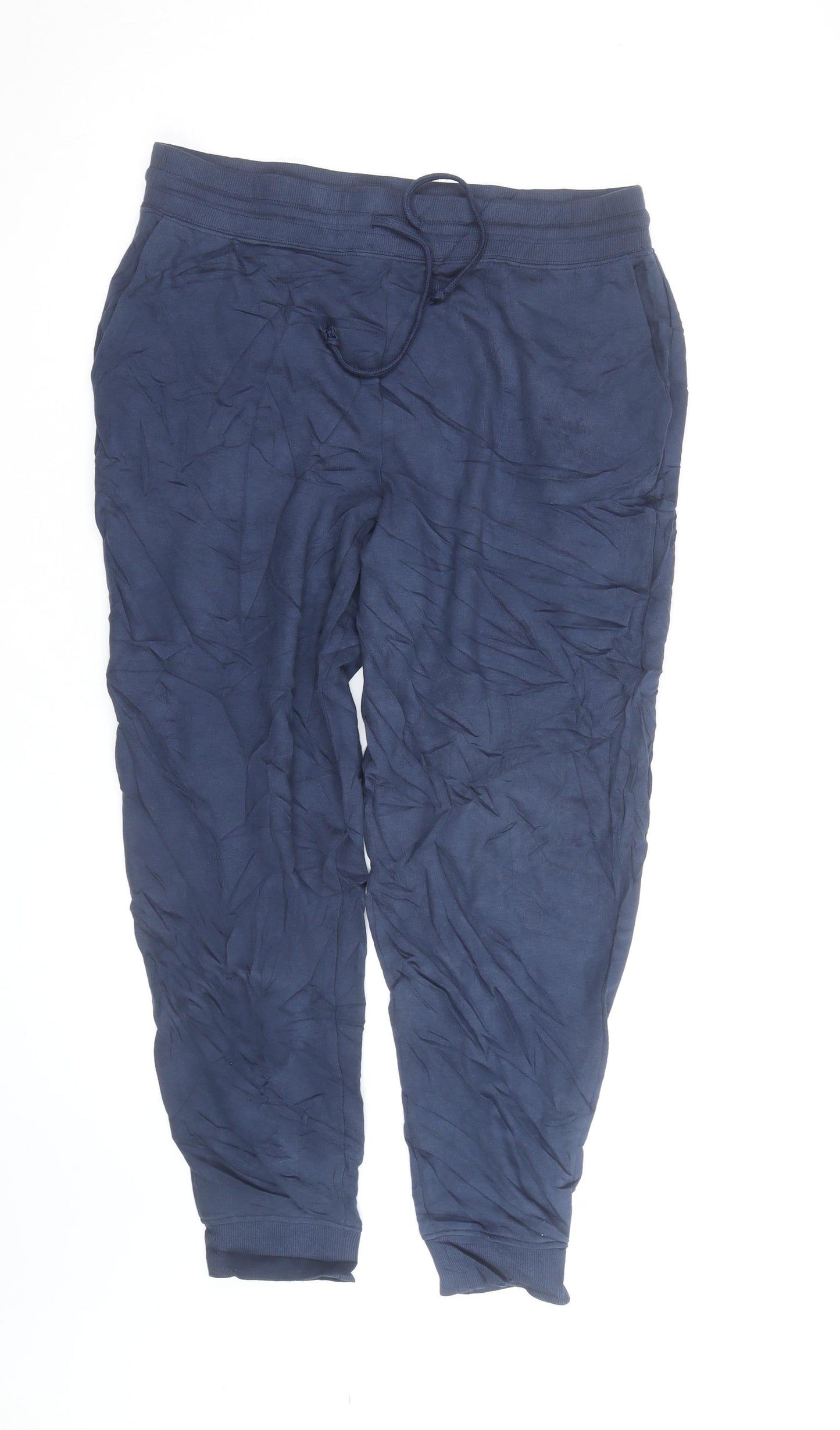 Marks and Spencer Women’s Blue Jersey Jogger Trousers Size 16