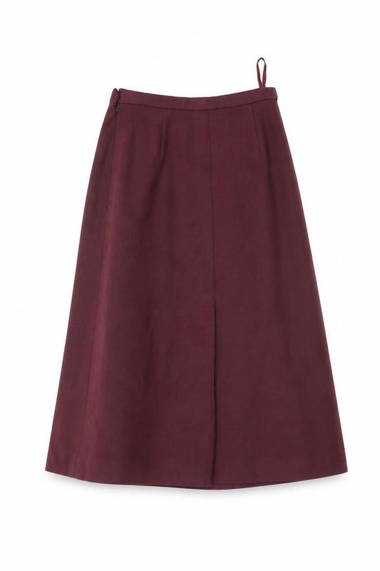 Planet Women’s Red Wool A-Line Midi Skirt Size 8