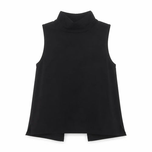 French Connection Women's Black Sleeveless Wrap Blouse Size S