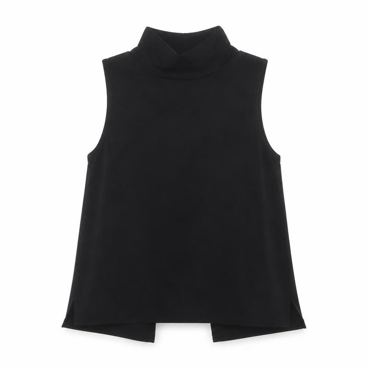 French Connection Women's Black Sleeveless Wrap Blouse Size S