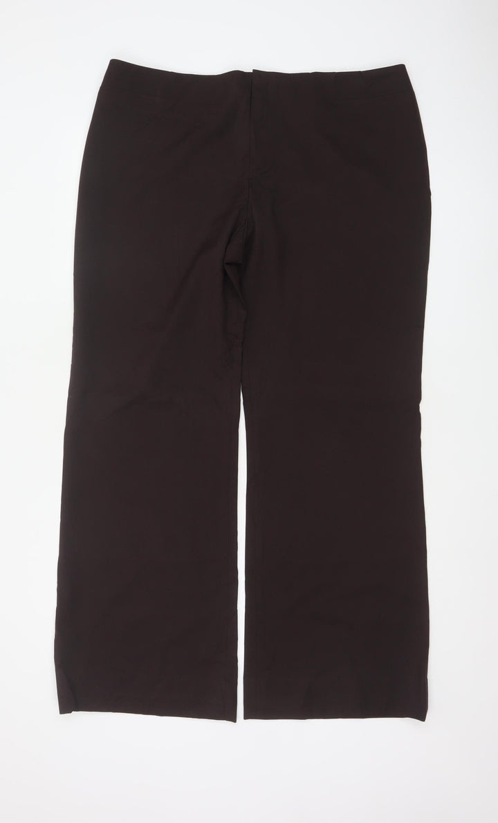 Paul Costelloe Women’s Brown Size 16 Dress Pants Straight Leg