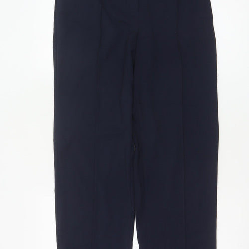 Marks and Spencer Women’s Blue Size 10 The Freya Relaxed Straight Trousers