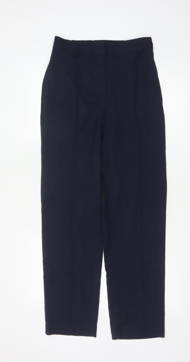 Marks and Spencer Women’s Blue Size 10 The Freya Relaxed Straight Trousers