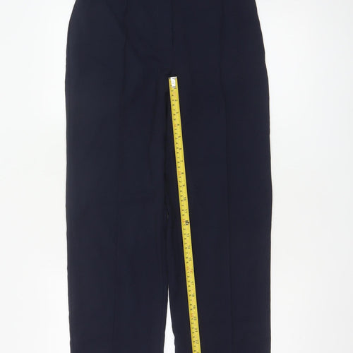 Marks and Spencer Women’s Blue Size 10 The Freya Relaxed Straight Trousers
