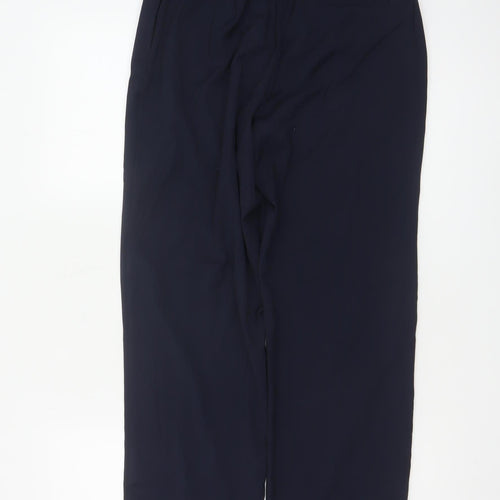 Marks and Spencer Women’s Blue Size 10 The Freya Relaxed Straight Trousers