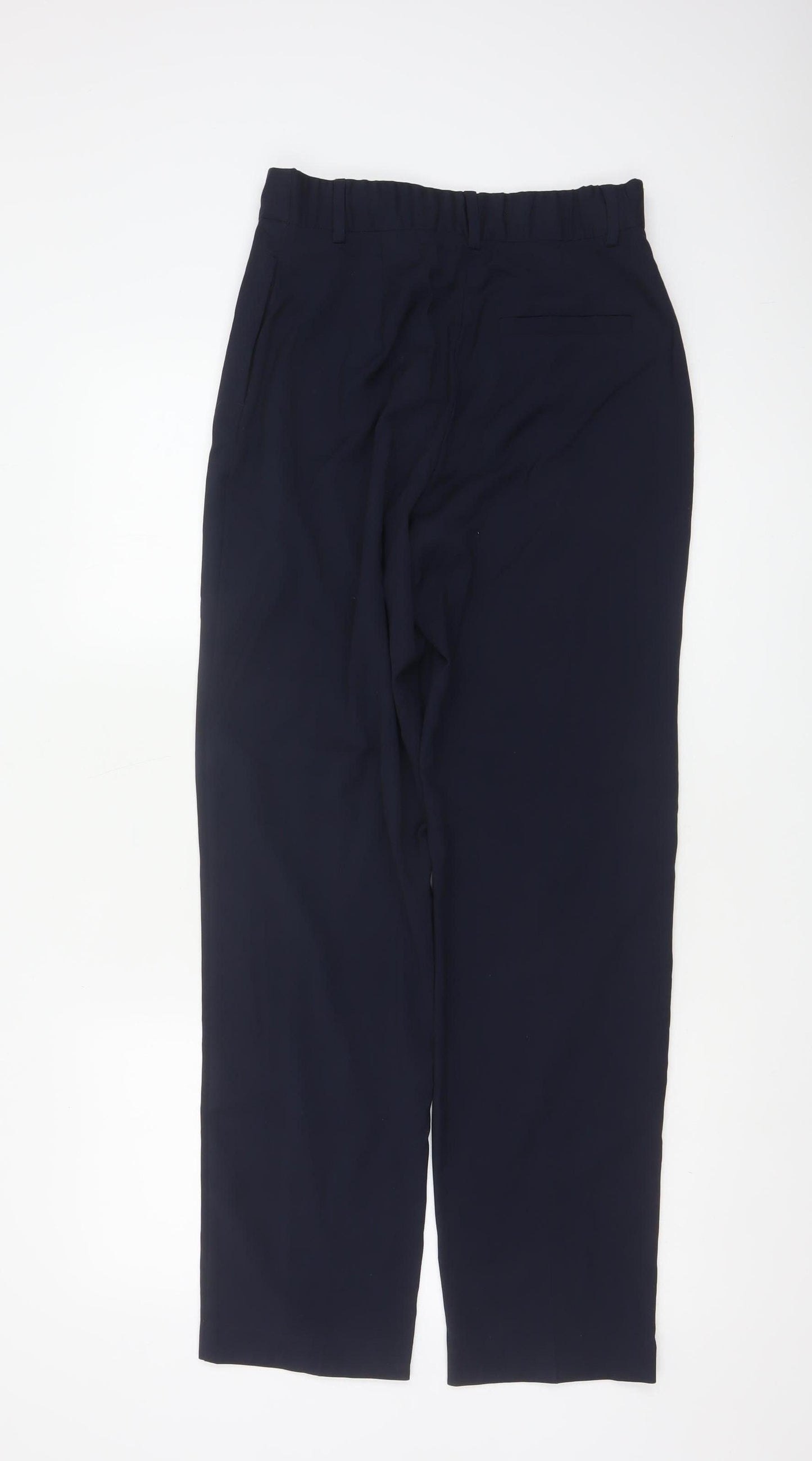 Marks and Spencer Women’s Blue Size 10 The Freya Relaxed Straight Trousers
