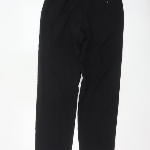 Marks and Spencer Men's Black 32x33 Tailored Dress Trousers