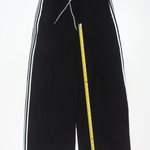 Marks and Spencer Women's Black Size 8 Wide Leg Jogger Trousers