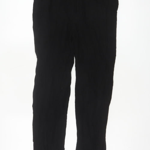 Stradivarius Women's Black Straight Leg Trousers Size S