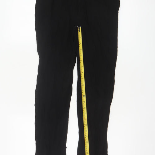 Stradivarius Women's Black Straight Leg Trousers Size S