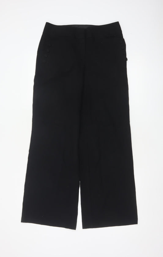 Marks and Spencer Women's Black Size 8 Stretch Work Trousers