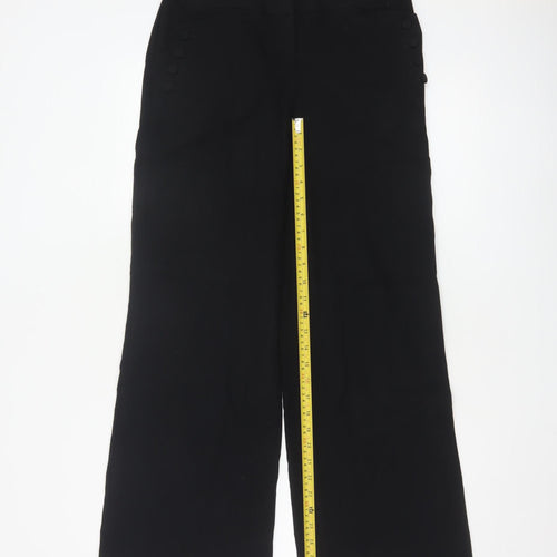 Marks and Spencer Women's Black Size 8 Stretch Work Trousers