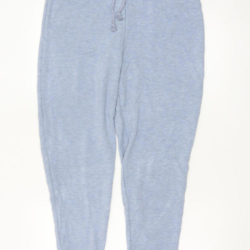 Marks and Spencer Womens Blue Jersey Pyjama Pants Size 16