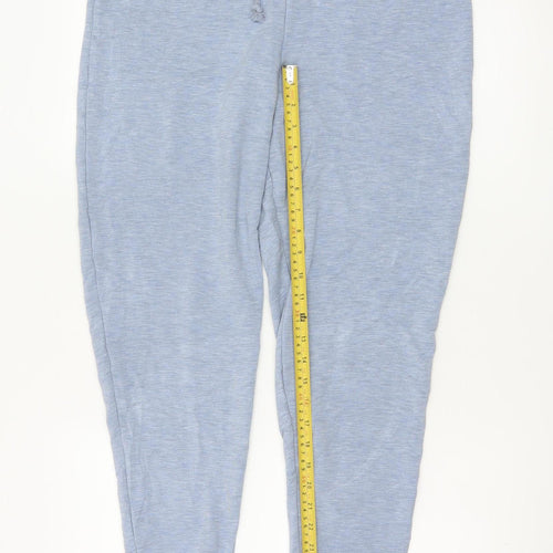 Marks and Spencer Womens Blue Jersey Pyjama Pants Size 16