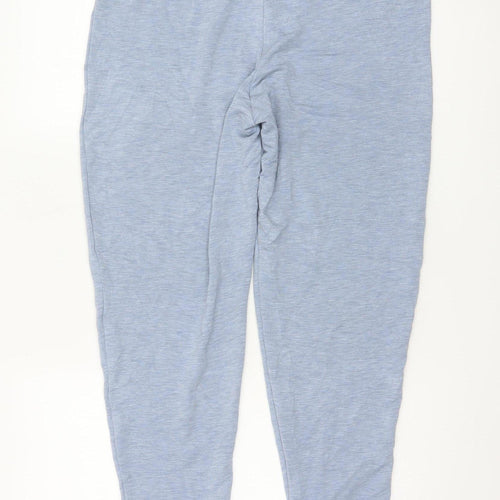 Marks and Spencer Womens Blue Jersey Pyjama Pants Size 16
