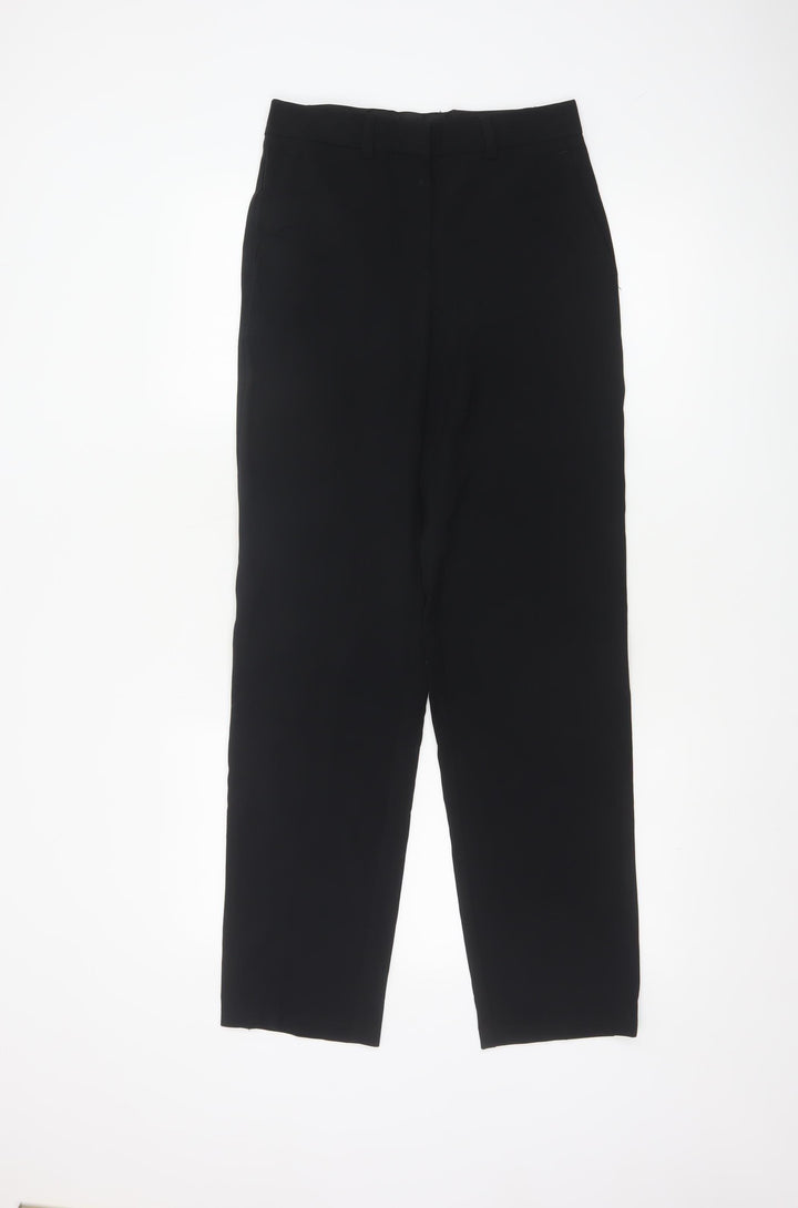 Marks and Spencer Women's Black Regular Slim Trousers Size 6