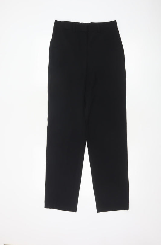 Marks and Spencer Women's Black Regular Slim Trousers Size 6