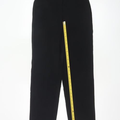 Marks and Spencer Women's Black Regular Slim Trousers Size 6