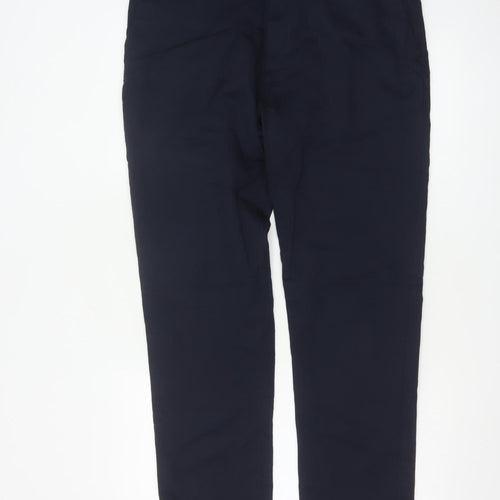Marks and Spencer Men's Blue Slim Fit Chino Trousers 36/33
