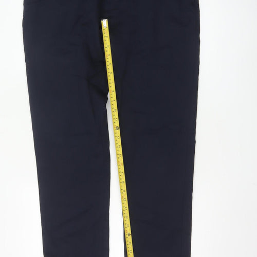 Marks and Spencer Men's Blue Slim Fit Chino Trousers 36/33