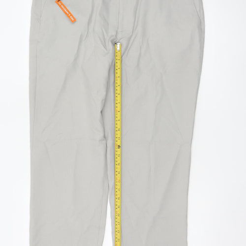 Marks and Spencer Men's Beige Regular Fit Chino Trousers 38x33