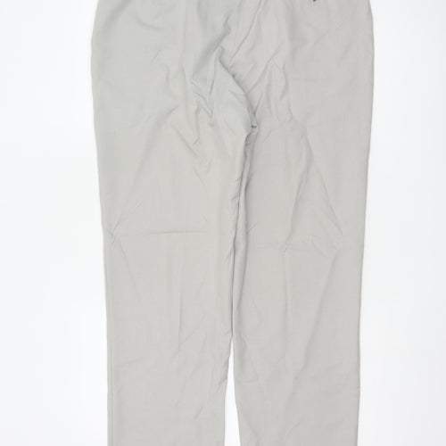 Marks and Spencer Men's Beige Regular Fit Chino Trousers 38x33