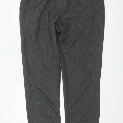 Marks and Spencer Men's Grey Regular Fit 38L Formal Trousers