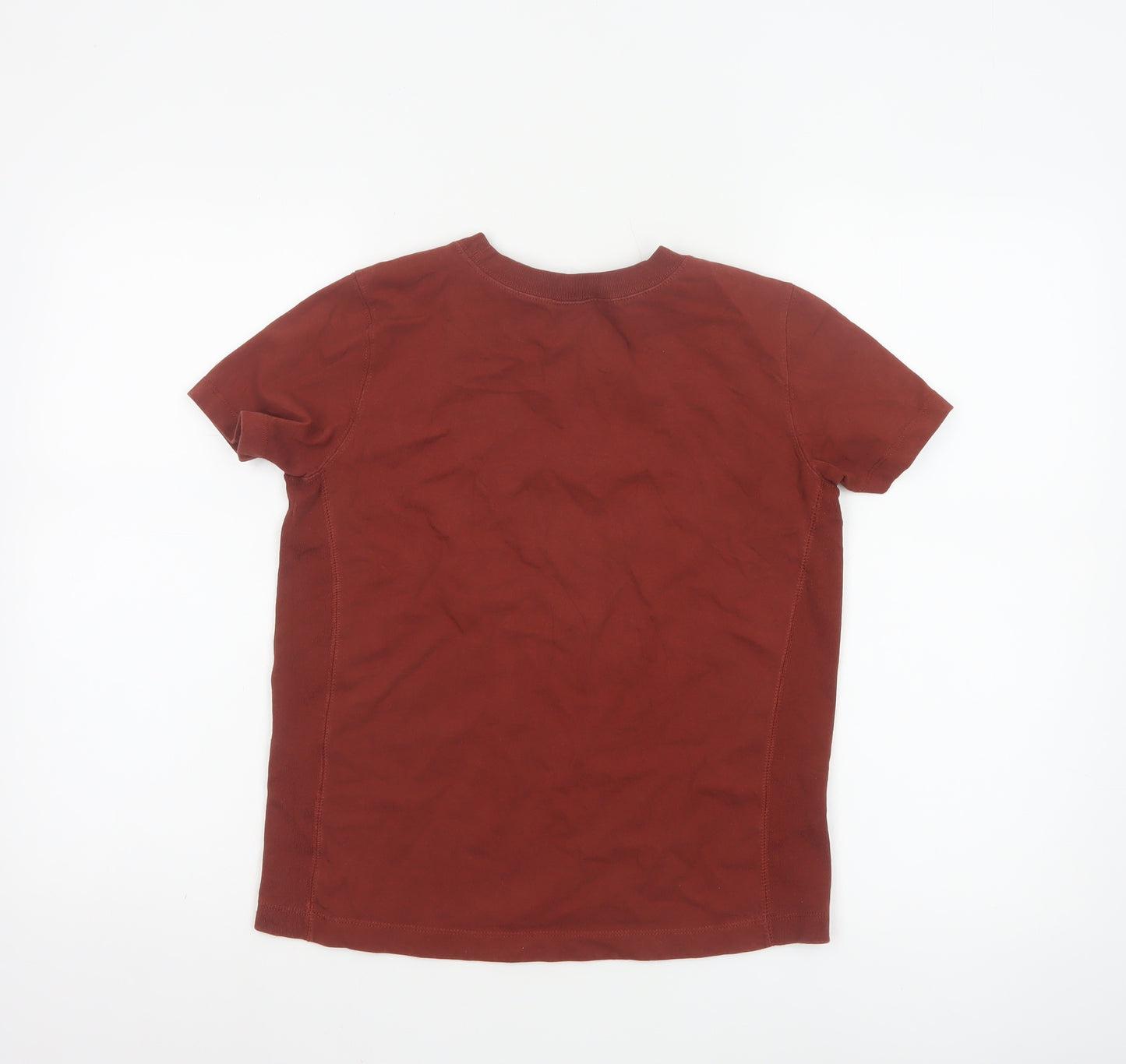 Champion Women's Brown XS Embroidered Logo Cotton T-Shirt