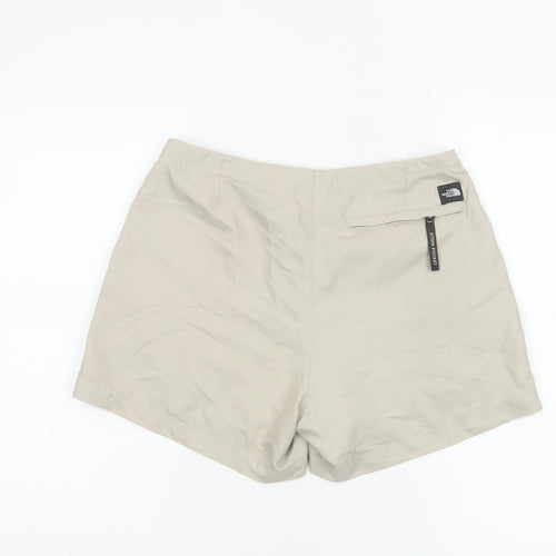 The North Face Womens Beige Chino Shorts Size S Quick Dry Outdoor