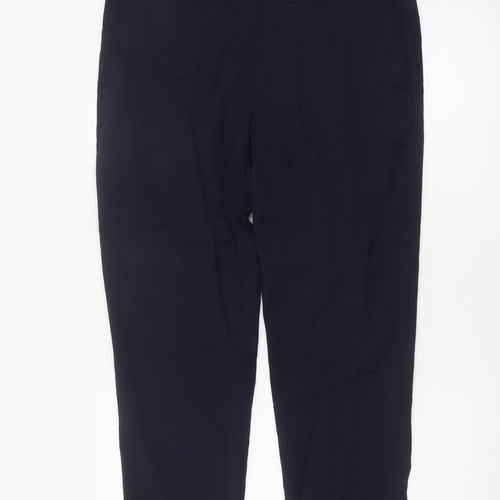 Marks and Spencer Men's Blue Wool Blend Dress Pants 36 Regular